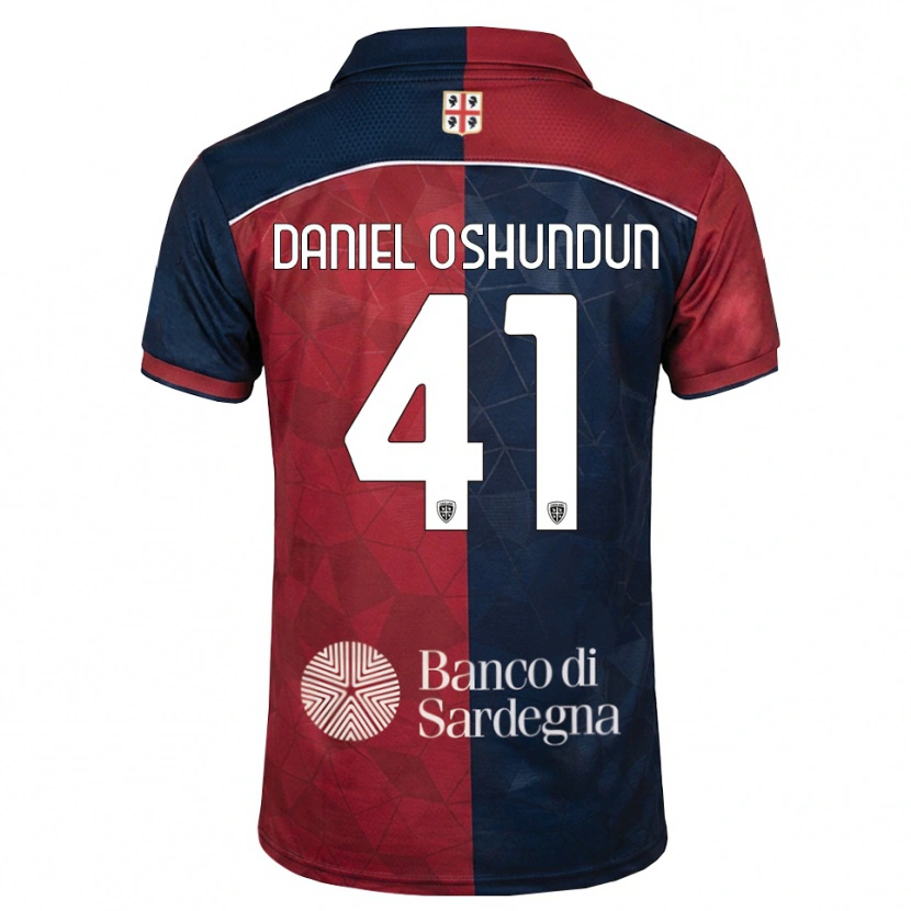 Danxen Criança Camisola Olasunkanmi Daniel Oshundun #41 Bordô Azul Real Principal 2026/27 Camisa Brasil