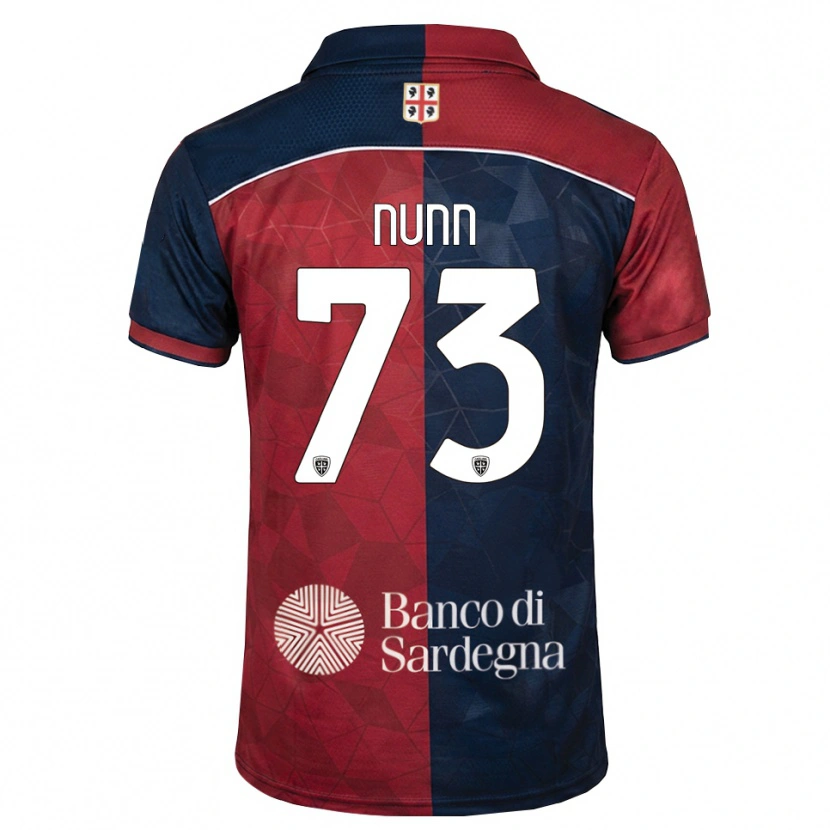 Danxen Criança Camisola Jack Nunn #73 Bordô Azul Real Principal 2026/27 Camisa Brasil