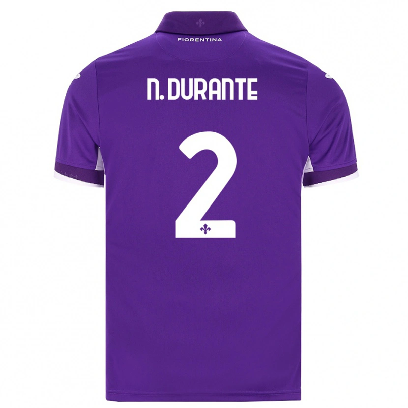 Danxen Criança Camisola Nicholas Durante #2 Roxo Branco Rosa Principal 2026/27 Camisa Brasil