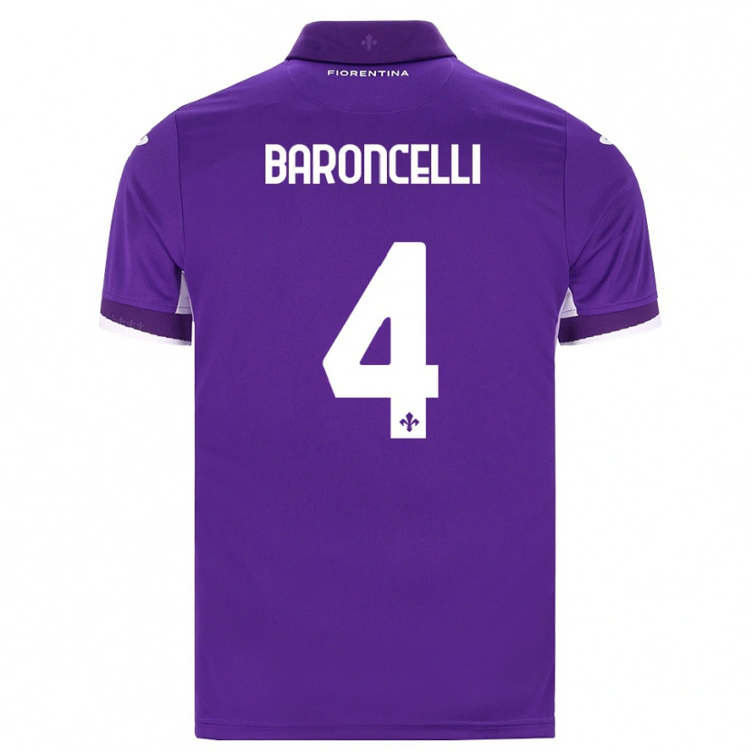 Danxen Criança Camisola Leonardo Baroncelli #4 Roxo Branco Rosa Principal 2026/27 Camisa Brasil