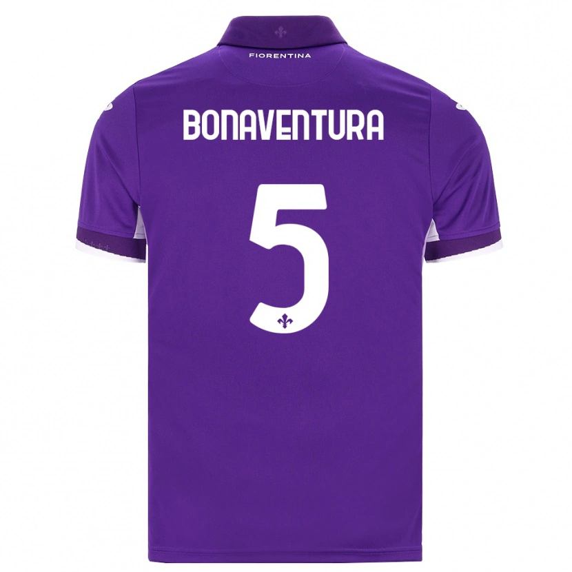 Danxen Criança Camisola Giacomo Bonaventura #5 Roxo Branco Rosa Principal 2026/27 Camisa Brasil