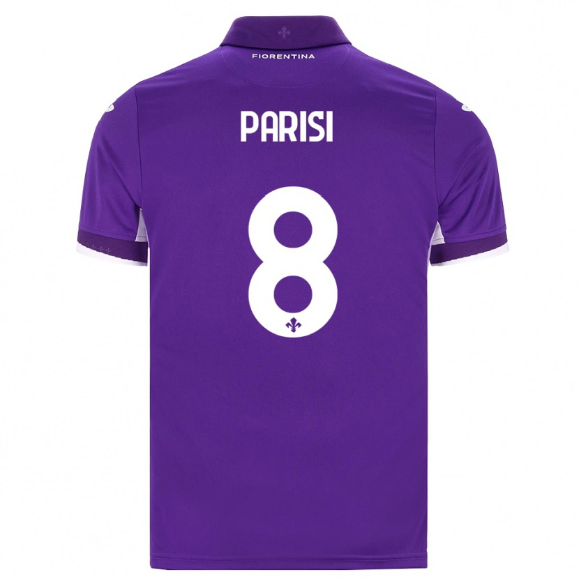 Danxen Criança Camisola Alice Parisi #8 Roxo Branco Rosa Principal 2026/27 Camisa Brasil