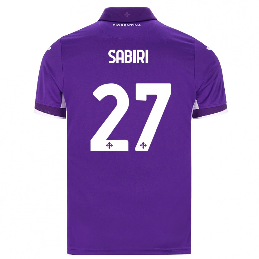 Danxen Criança Camisola Abdelhamid Sabiri #27 Roxo Branco Rosa Principal 2026/27 Camisa Brasil