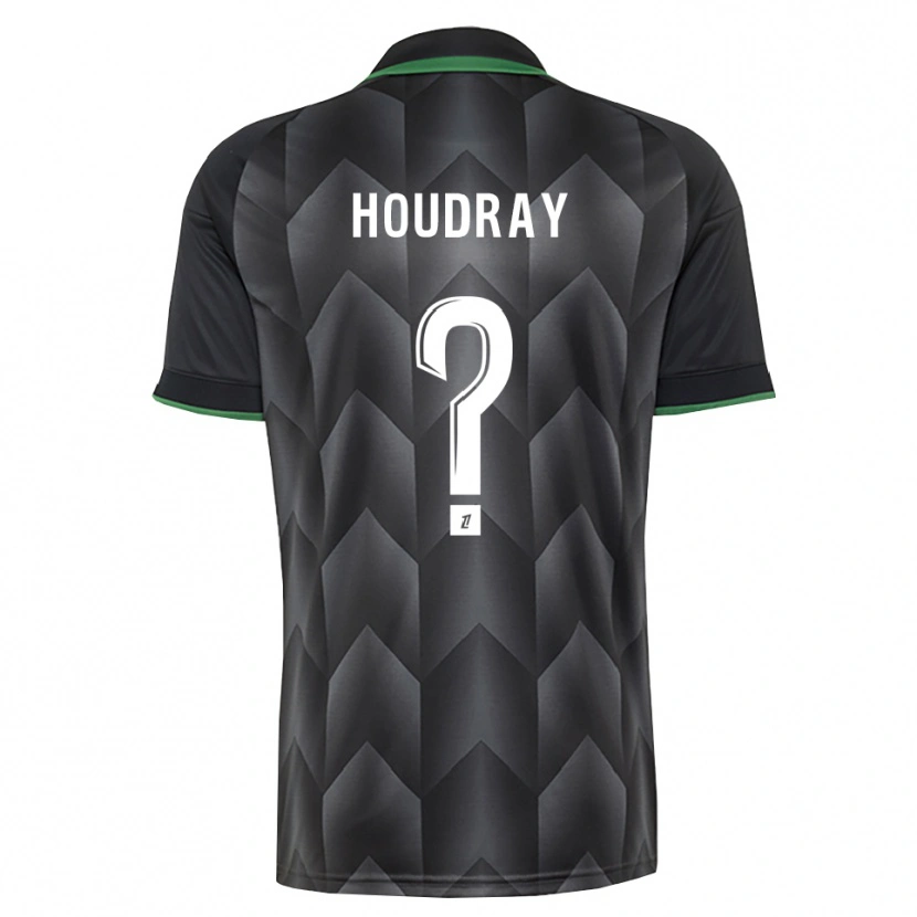 Danxen Criança Camisola Leyaan Houdray #0 Branco Preto Verde Alternativa 2026/27 Camisa Brasil