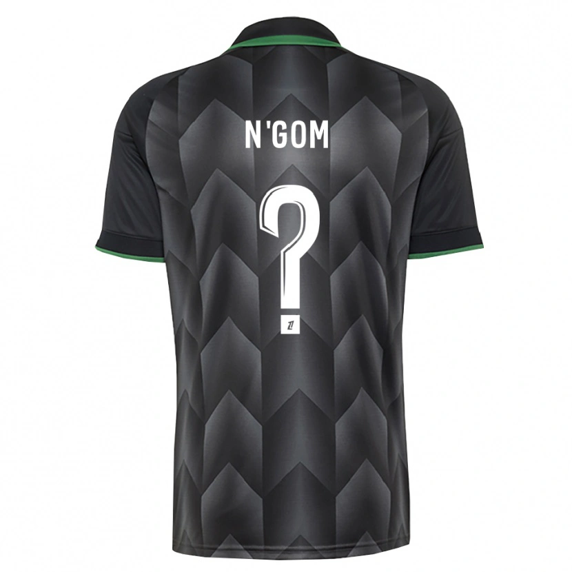 Danxen Criança Camisola Tidjani N'gom #0 Branco Preto Verde Alternativa 2026/27 Camisa Brasil