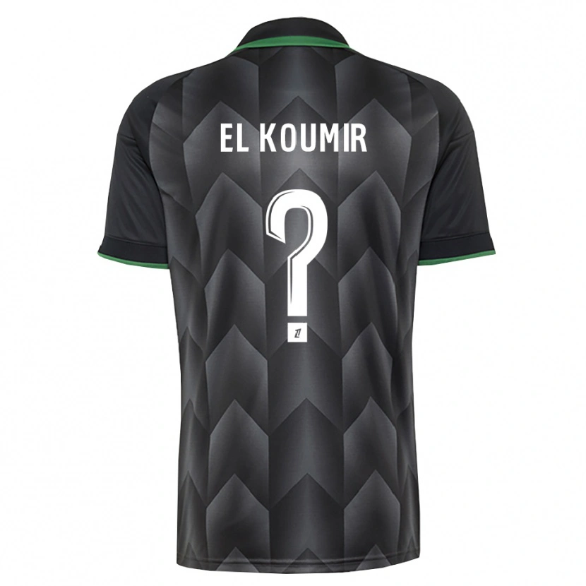 Danxen Criança Camisola Kaïna El Koumir #0 Branco Preto Verde Alternativa 2026/27 Camisa Brasil