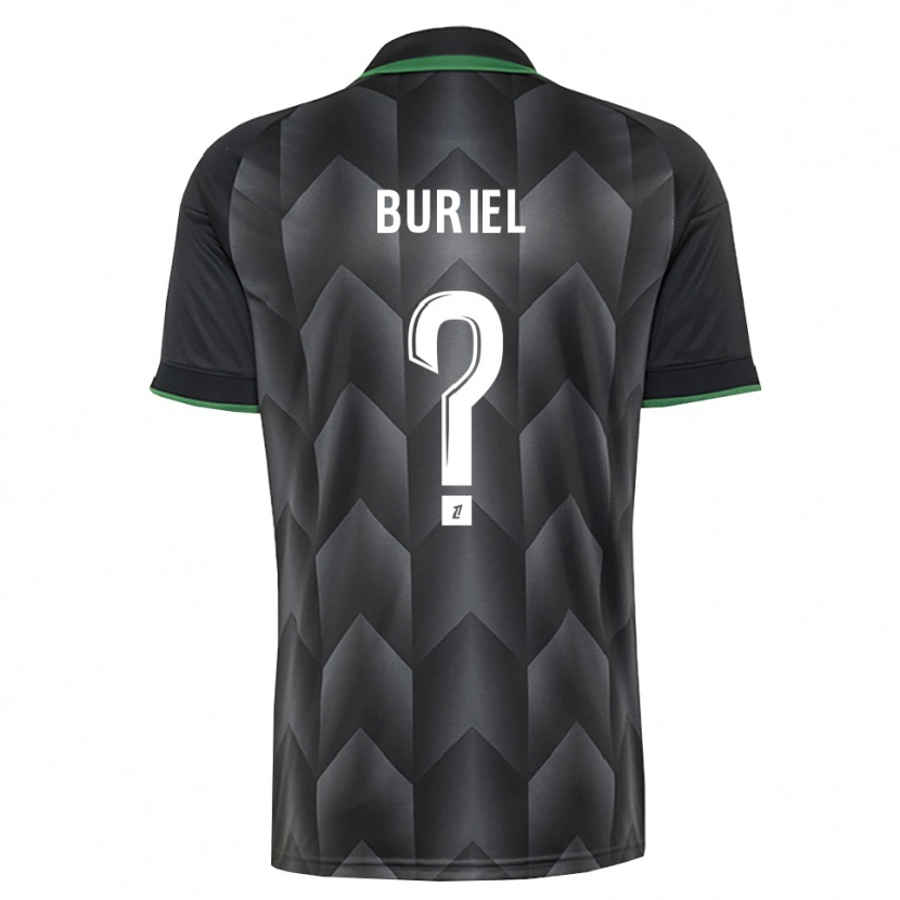 Danxen Criança Camisola Noah Buriel #0 Branco Preto Verde Alternativa 2026/27 Camisa Brasil