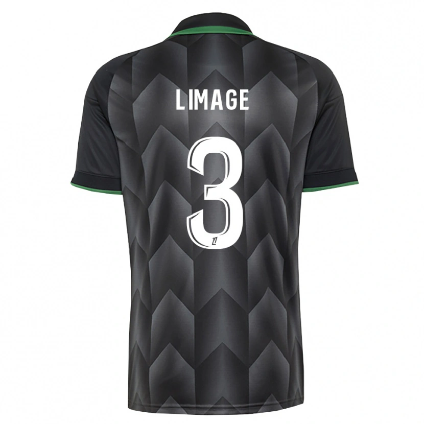 Danxen Criança Camisola Jennyfer Limage #3 Branco Preto Verde Alternativa 2026/27 Camisa Brasil