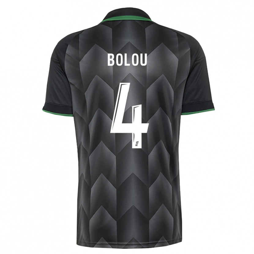Danxen Criança Camisola Abraham Bolou #4 Branco Preto Verde Alternativa 2026/27 Camisa Brasil