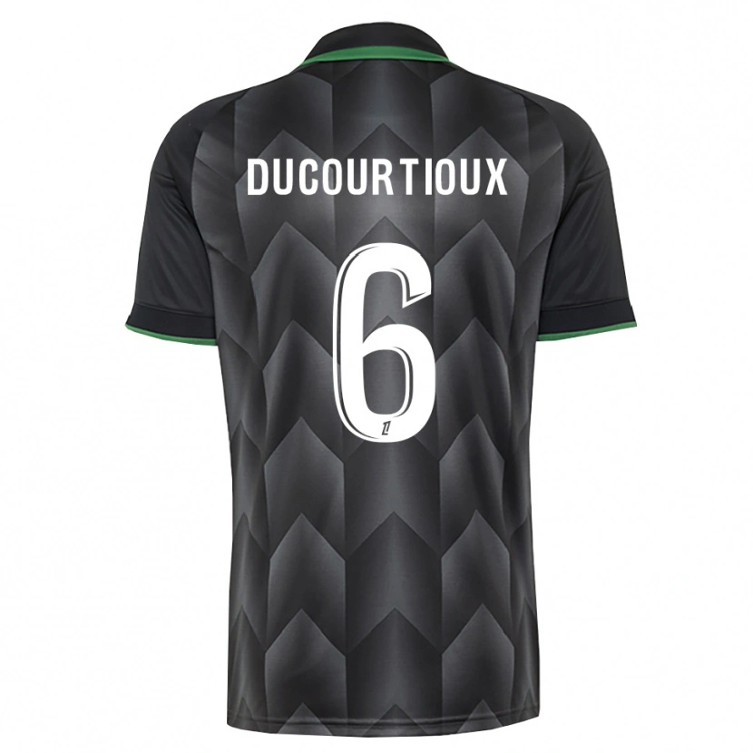 Danxen Criança Camisola Ilan Ducourtioux #6 Branco Preto Verde Alternativa 2026/27 Camisa Brasil