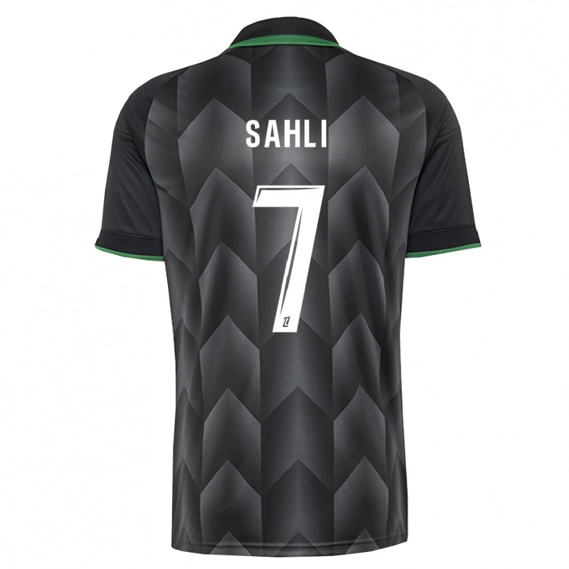 Danxen Criança Camisola Wael Sahli #7 Branco Preto Verde Alternativa 2026/27 Camisa Brasil