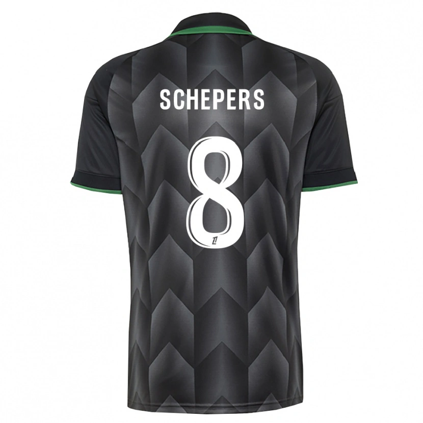 Danxen Criança Camisola Marie Schepers #8 Branco Preto Verde Alternativa 2026/27 Camisa Brasil