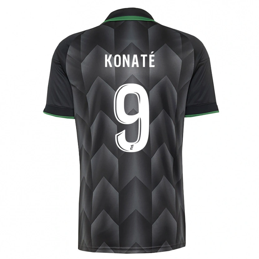 Danxen Criança Camisola Seybou Konaté #9 Branco Preto Verde Alternativa 2026/27 Camisa Brasil