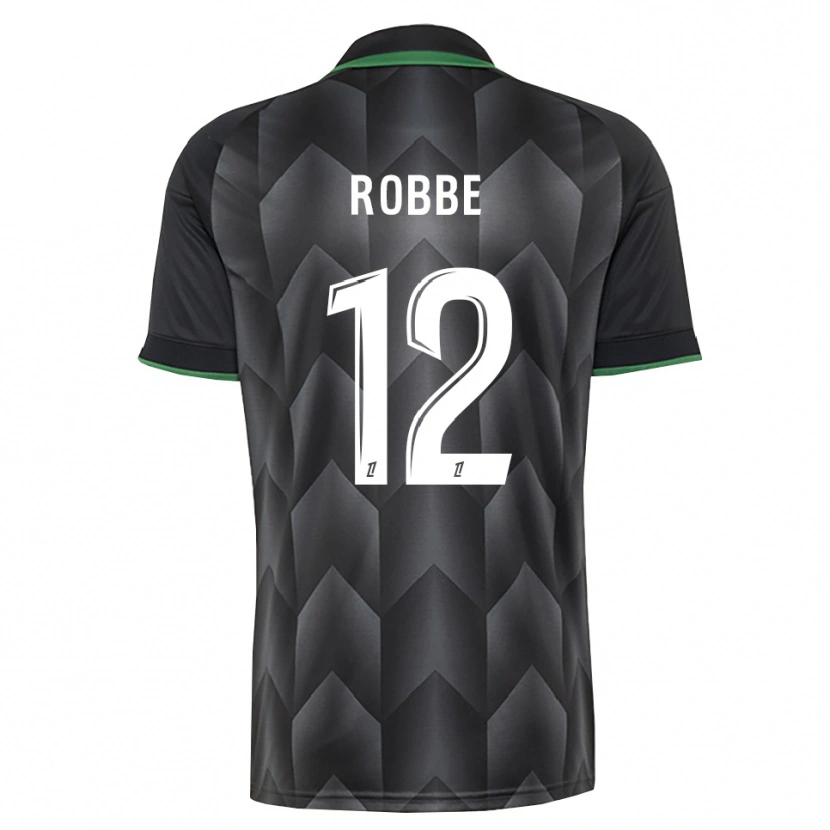Danxen Criança Camisola Lucas Robbe #12 Branco Preto Verde Alternativa 2026/27 Camisa Brasil