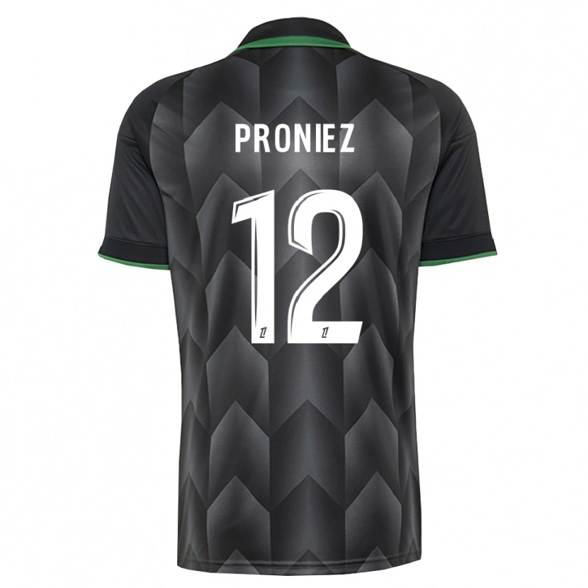 Danxen Criança Camisola Fany Proniez #12 Branco Preto Verde Alternativa 2026/27 Camisa Brasil