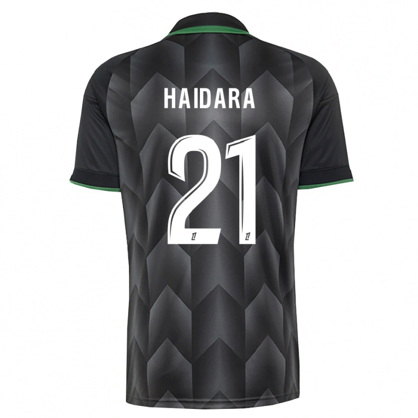 Danxen Criança Camisola Amadou Haidara #21 Branco Preto Verde Alternativa 2026/27 Camisa Brasil