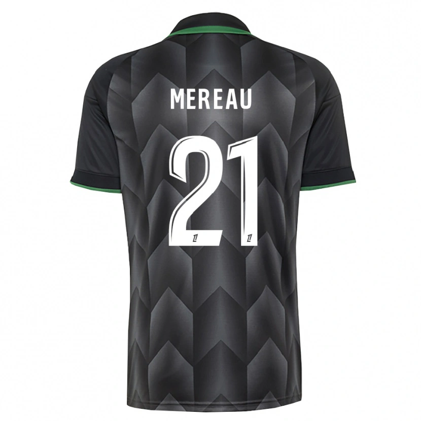 Danxen Criança Camisola Alizée Mereau #21 Branco Preto Verde Alternativa 2026/27 Camisa Brasil