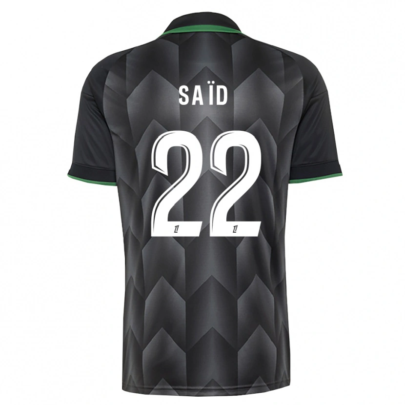Danxen Criança Camisola Wesley Saïd #22 Branco Preto Verde Alternativa 2026/27 Camisa Brasil