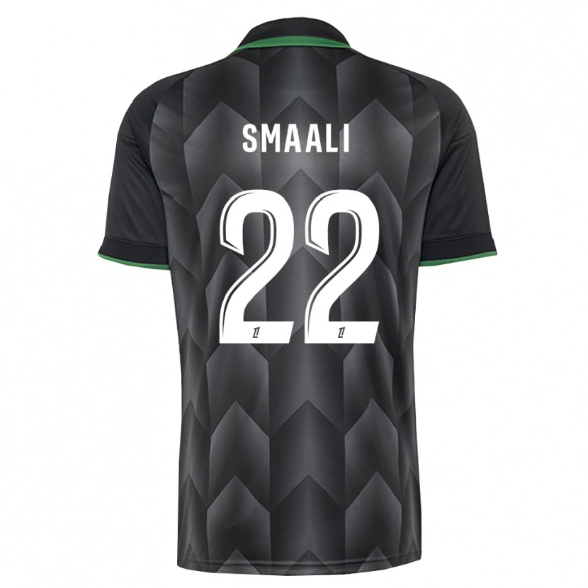 Danxen Criança Camisola Emma Smaali #22 Branco Preto Verde Alternativa 2026/27 Camisa Brasil