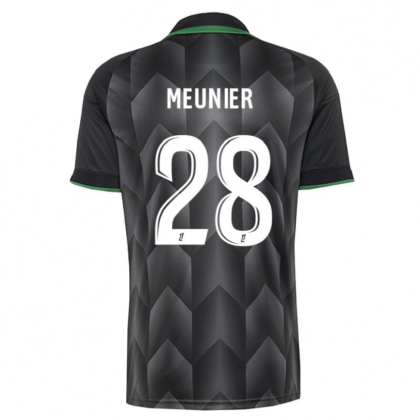 Danxen Criança Camisola Jennifer Meunier #28 Branco Preto Verde Alternativa 2026/27 Camisa Brasil