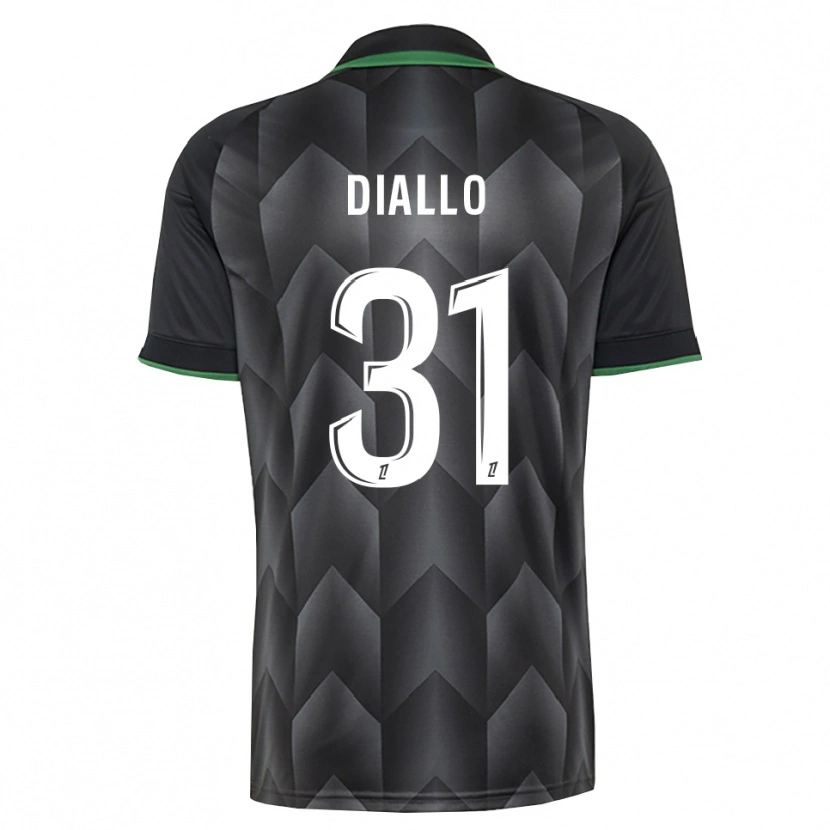 Danxen Criança Camisola Alpha Diallo #31 Branco Preto Verde Alternativa 2026/27 Camisa Brasil