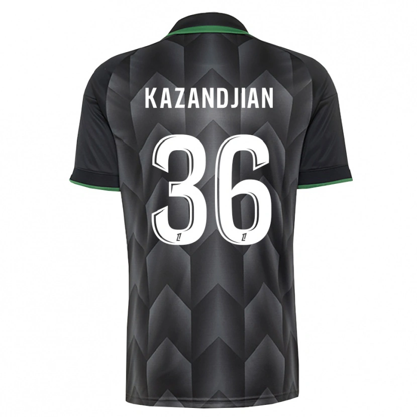 Danxen Criança Camisola Lara Kazandjian #36 Branco Preto Verde Alternativa 2026/27 Camisa Brasil