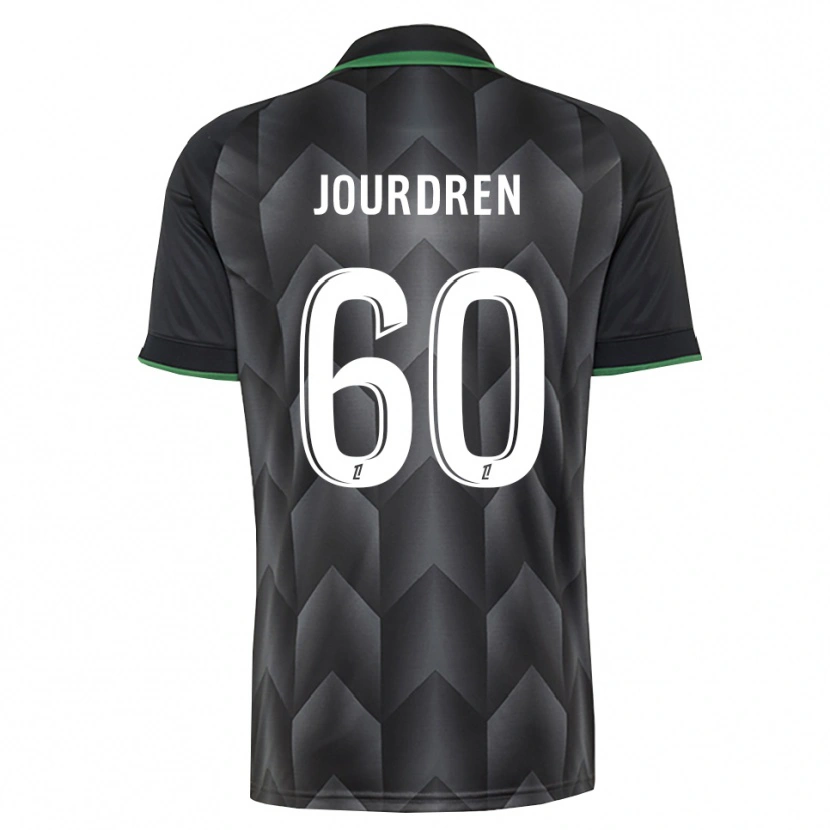 Danxen Criança Camisola Ilan Jourdren #60 Branco Preto Verde Alternativa 2026/27 Camisa Brasil