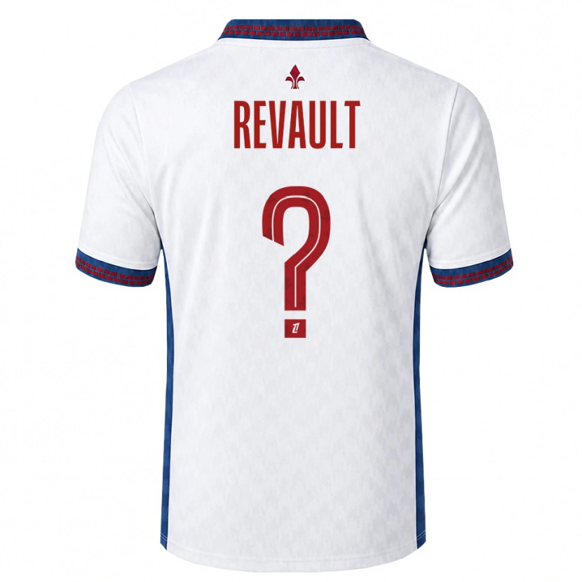 Danxen Criança Camisola Joris Revault #0 Vermelho Branco Azul Alternativa 2026/27 Camisa Brasil