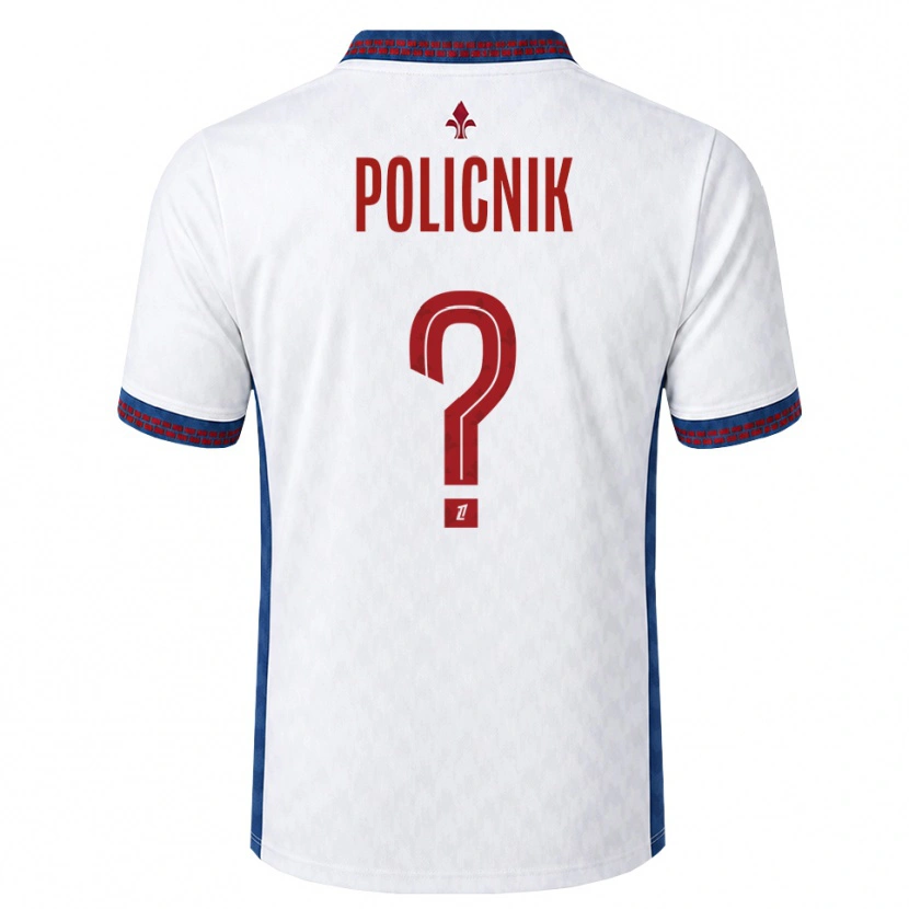 Danxen Criança Camisola Valéryane Policnik #0 Vermelho Branco Azul Alternativa 2026/27 Camisa Brasil