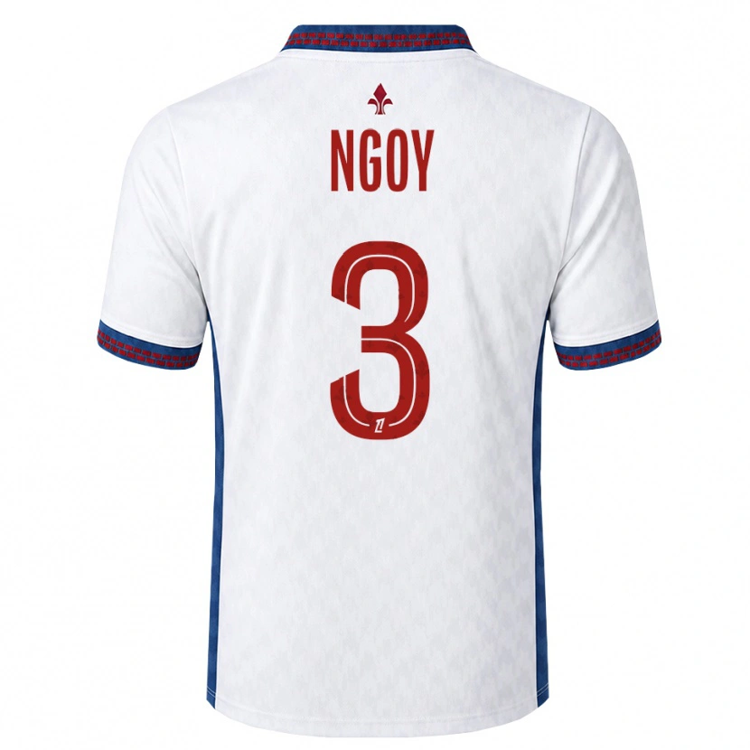 Danxen Criança Camisola Nathan Ngoy #3 Vermelho Branco Azul Alternativa 2026/27 Camisa Brasil