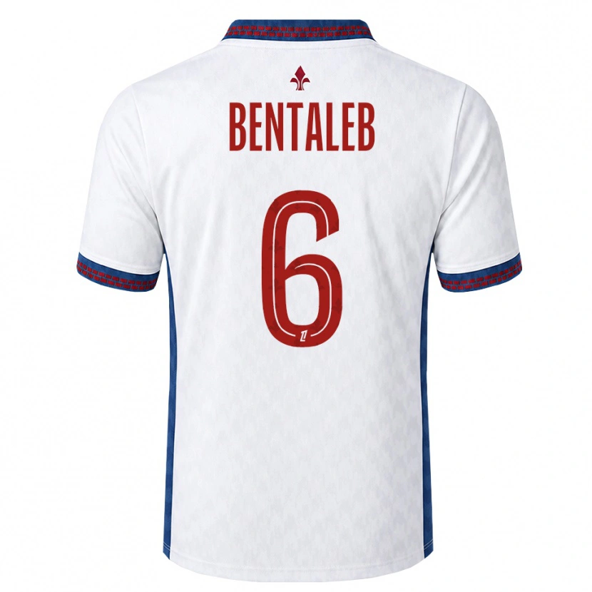 Danxen Criança Camisola Nabil Bentaleb #6 Vermelho Branco Azul Alternativa 2026/27 Camisa Brasil