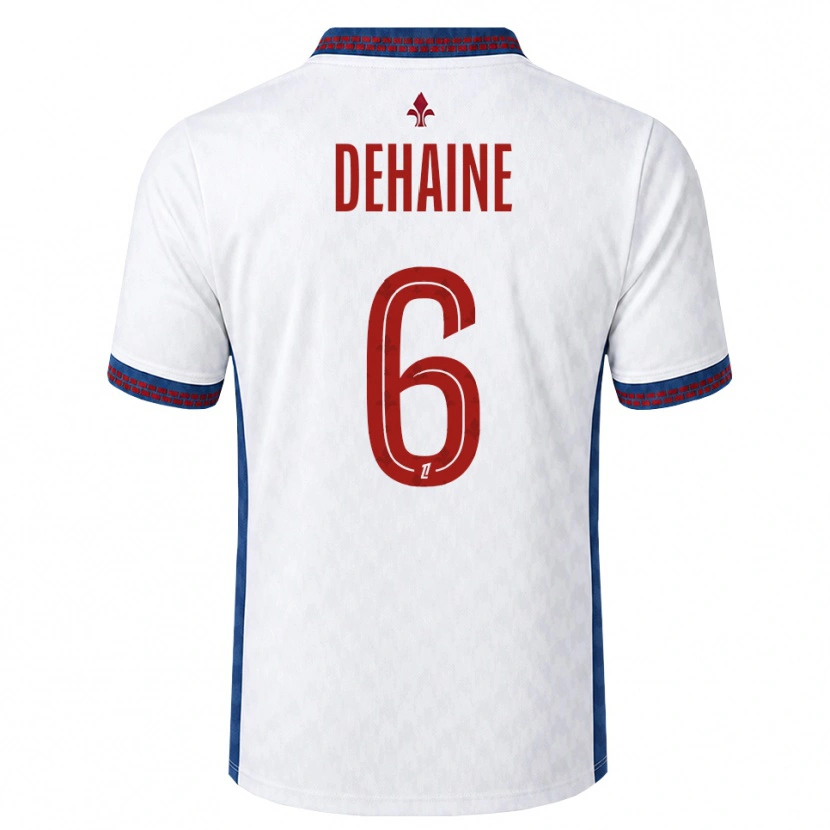 Danxen Criança Camisola Axel Dehaine #6 Vermelho Branco Azul Alternativa 2026/27 Camisa Brasil