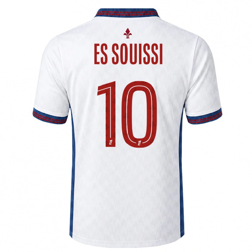 Danxen Criança Camisola Yllian Es Souissi #10 Vermelho Branco Azul Alternativa 2026/27 Camisa Brasil