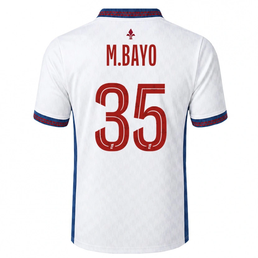 Danxen Criança Camisola Mohamed Bayo #35 Vermelho Branco Azul Alternativa 2026/27 Camisa Brasil