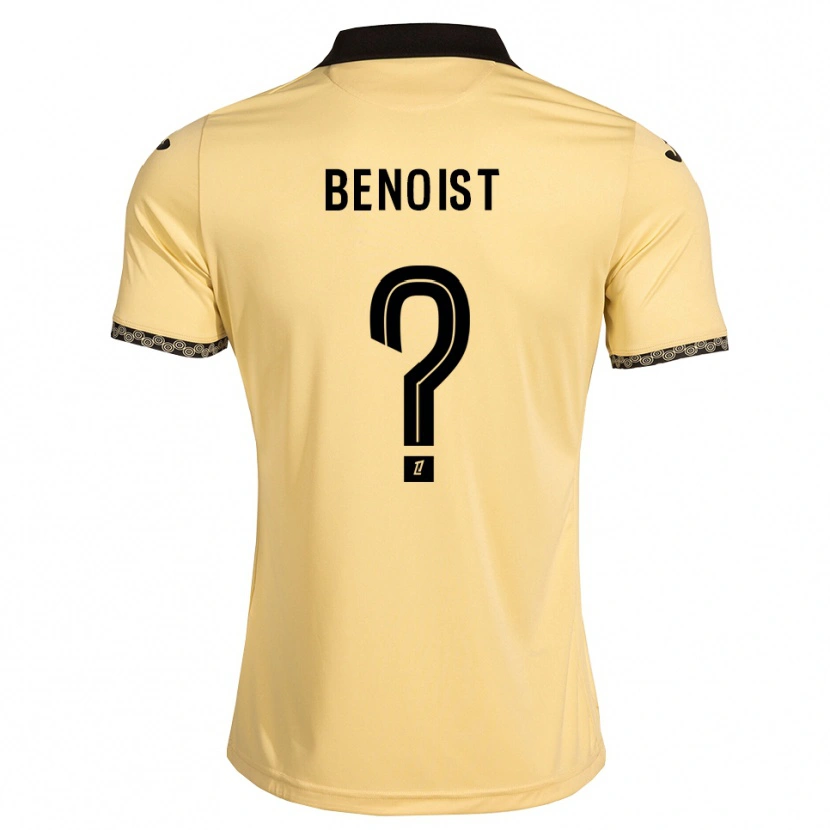 Danxen Criança Camisola Baptiste Benoist #0 Branco Navajo Preto Alternativa 2026/27 Camisa Brasil
