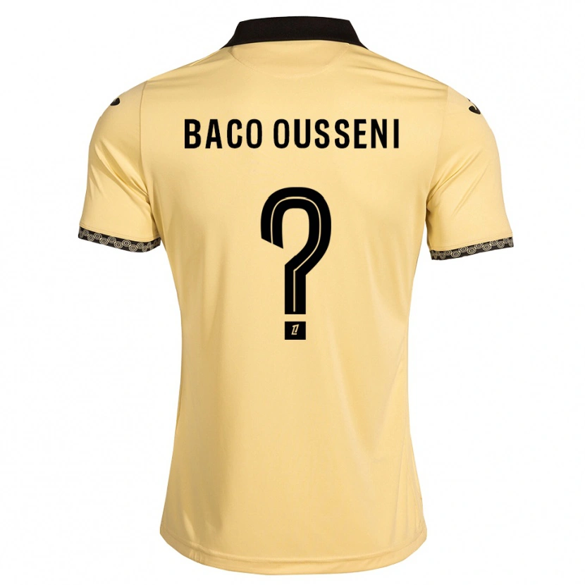 Danxen Criança Camisola Timothée Baco Ousseni #0 Branco Navajo Preto Alternativa 2026/27 Camisa Brasil