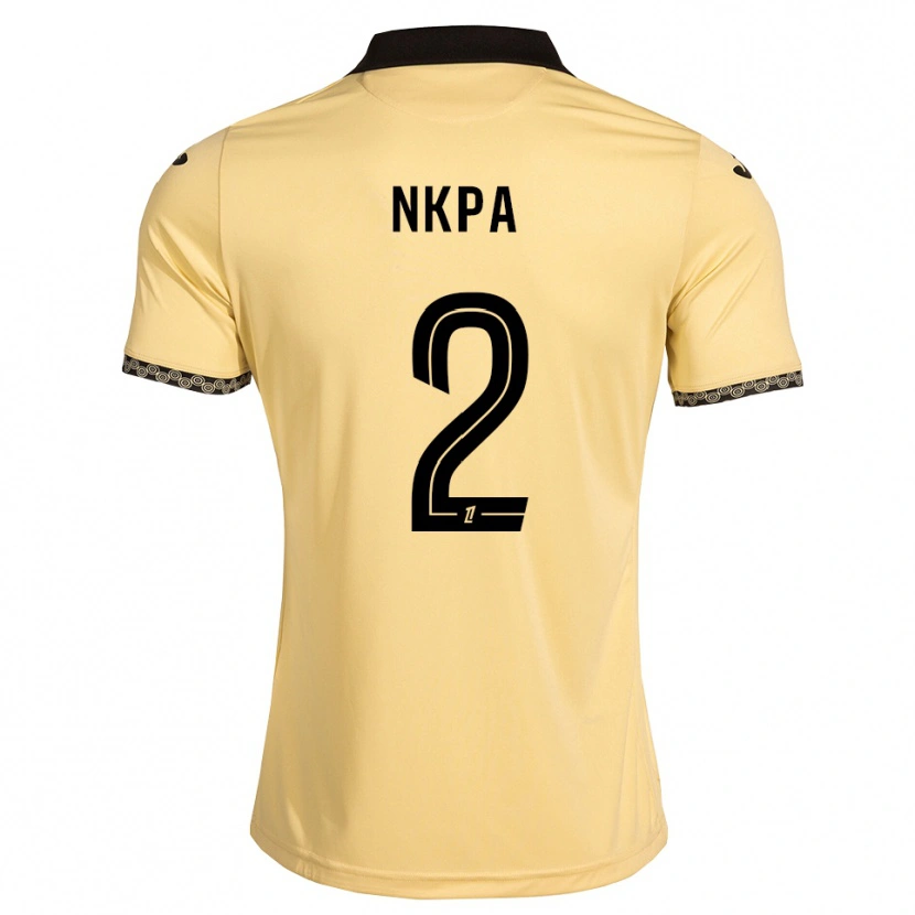 Danxen Criança Camisola Elie Nkpa #2 Branco Navajo Preto Alternativa 2026/27 Camisa Brasil