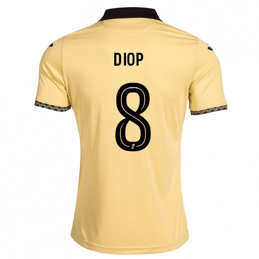 Danxen Criança Camisola Samba Diop #8 Branco Navajo Preto Alternativa 2026/27 Camisa Brasil