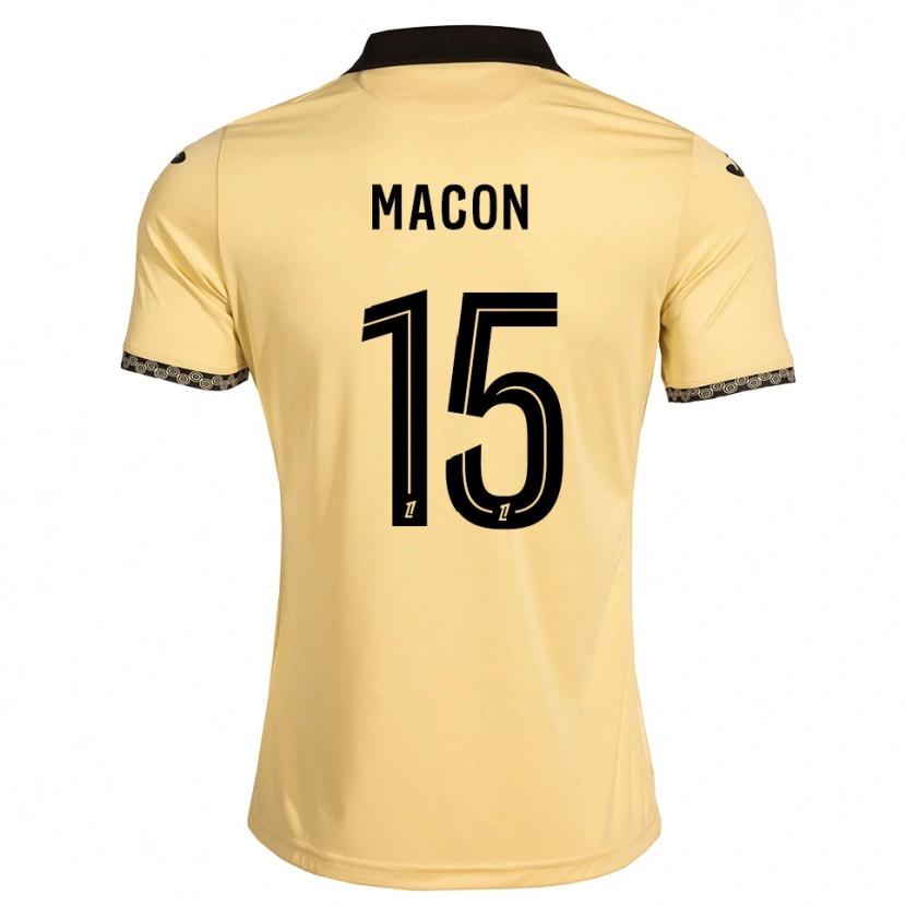 Danxen Criança Camisola Baptiste Macon #15 Branco Navajo Preto Alternativa 2026/27 Camisa Brasil