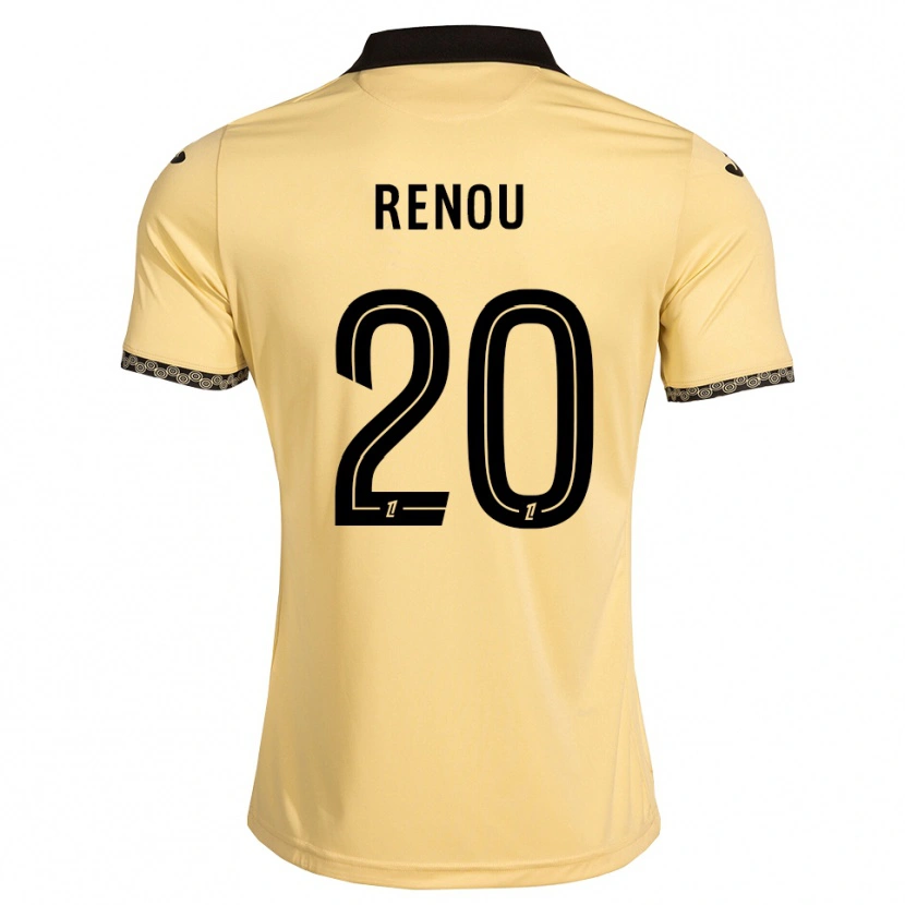 Danxen Criança Camisola Camille Renou #20 Branco Navajo Preto Alternativa 2026/27 Camisa Brasil