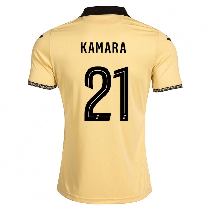 Danxen Criança Camisola Bingourou Kamara #21 Branco Navajo Preto Alternativa 2026/27 Camisa Brasil