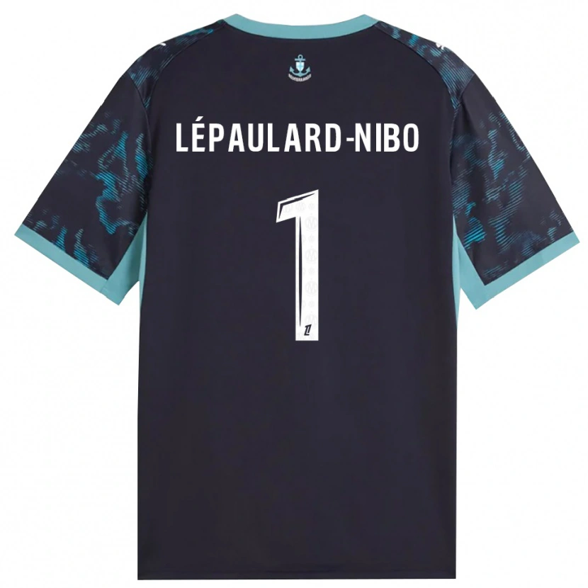 Danxen Criança Camisola Mailey Lépaulard-Nibo #1 Turquesa Pálida Branco Preto Alternativa 2026/27 Camisa Brasil