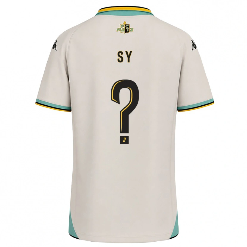 Danxen Criança Camisola Alassane Sy #0 Branco Floral Preto Alternativa 2026/27 Camisa Brasil