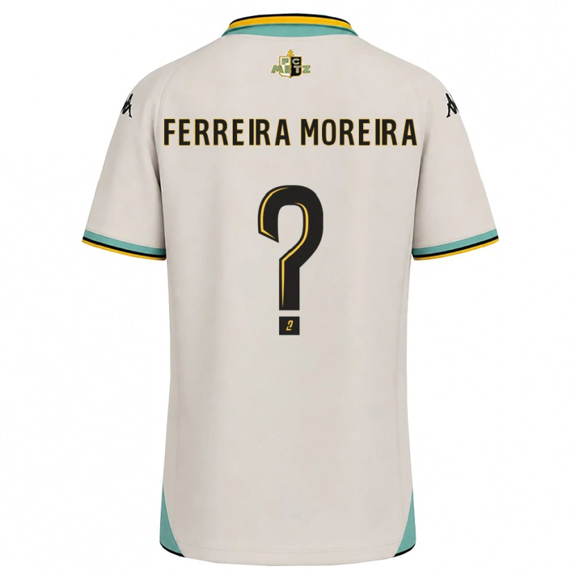 Danxen Criança Camisola Ruben Ferreira Moreira #0 Branco Floral Preto Alternativa 2026/27 Camisa Brasil