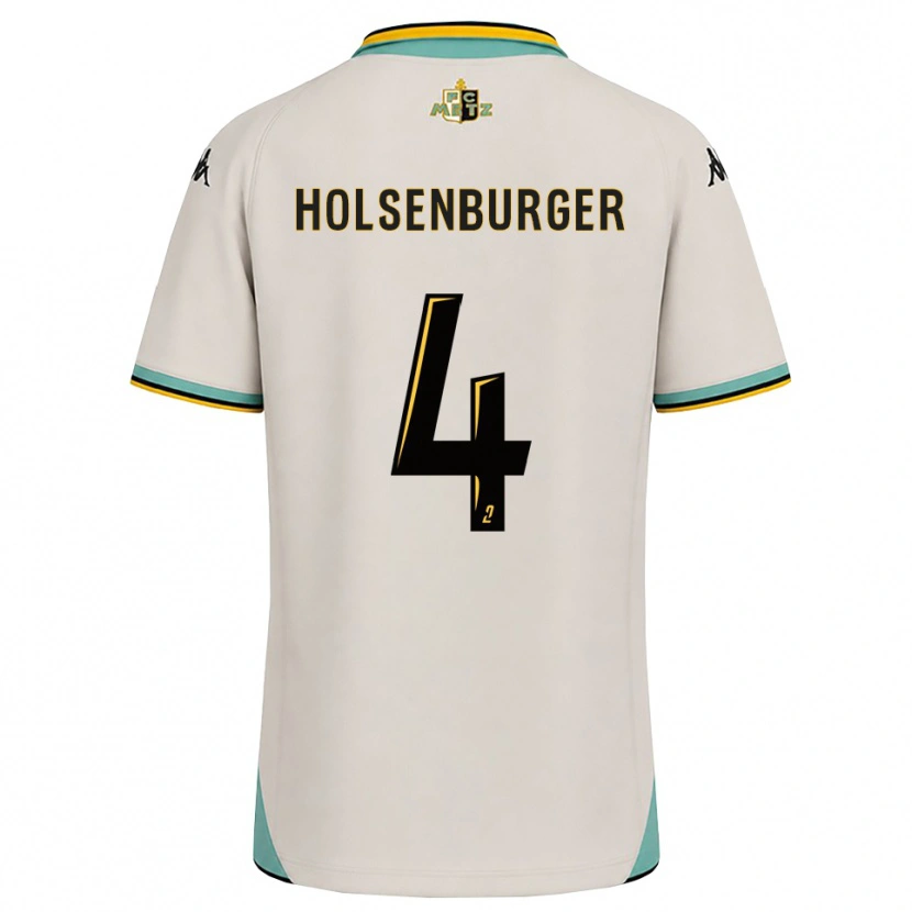 Danxen Criança Camisola Ruben Holsenburger #4 Branco Floral Preto Alternativa 2026/27 Camisa Brasil