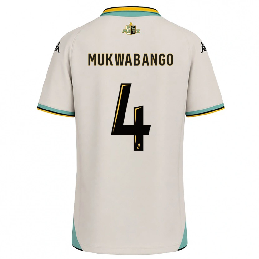 Danxen Criança Camisola Bénit Mukwabango #4 Branco Floral Preto Alternativa 2026/27 Camisa Brasil