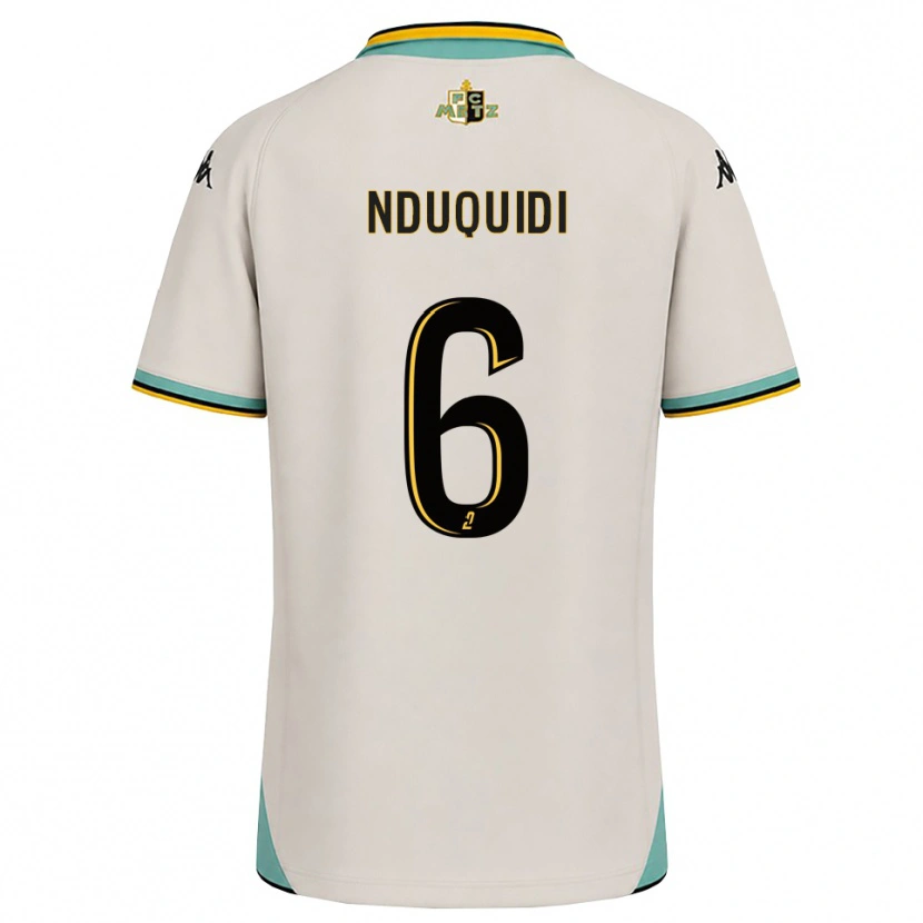 Danxen Criança Camisola Joseph Nduquidi #6 Branco Floral Preto Alternativa 2026/27 Camisa Brasil
