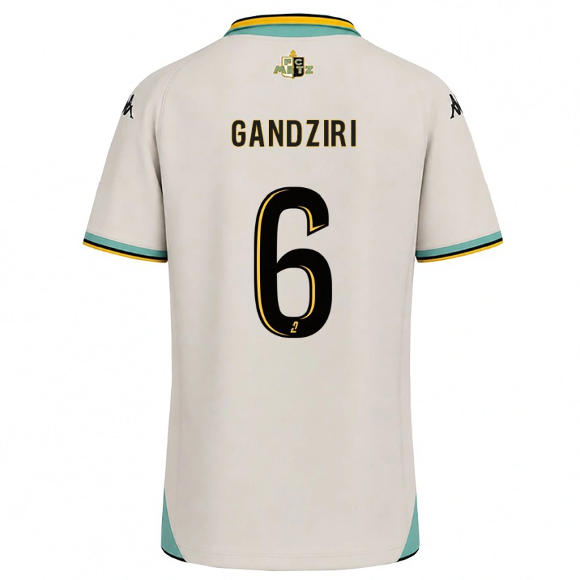 Danxen Criança Camisola Kimi Gandziri #6 Branco Floral Preto Alternativa 2026/27 Camisa Brasil
