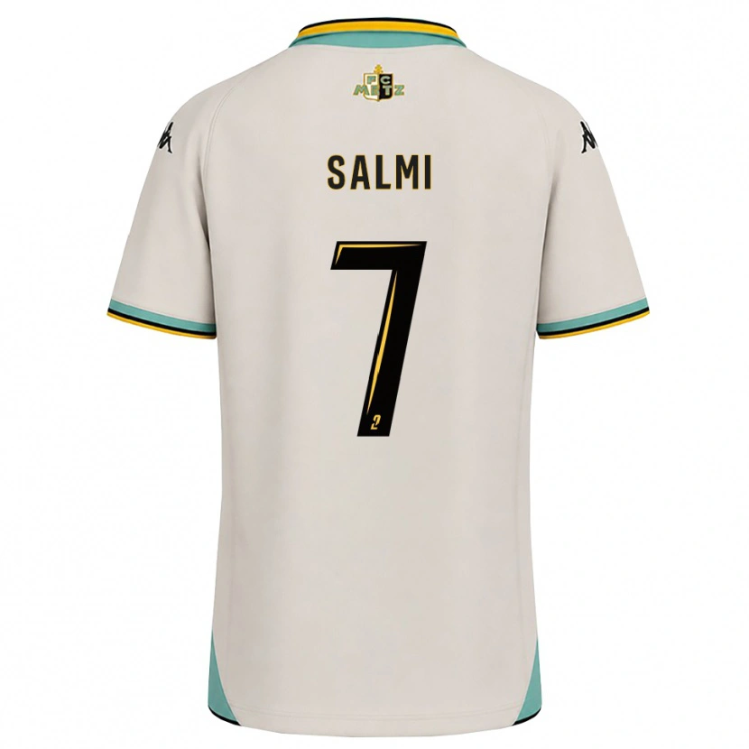 Danxen Criança Camisola Bilal Salmi #7 Branco Floral Preto Alternativa 2026/27 Camisa Brasil