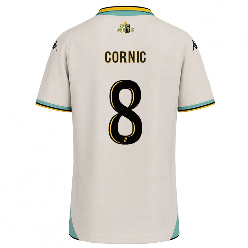 Danxen Criança Camisola Andréa Cornic #8 Branco Floral Preto Alternativa 2026/27 Camisa Brasil